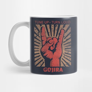 Tune up . Turn Loud Gojira band Mug